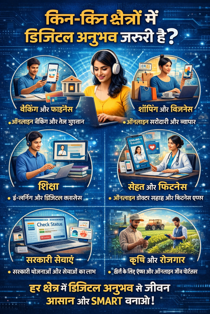 digital experience across various fields